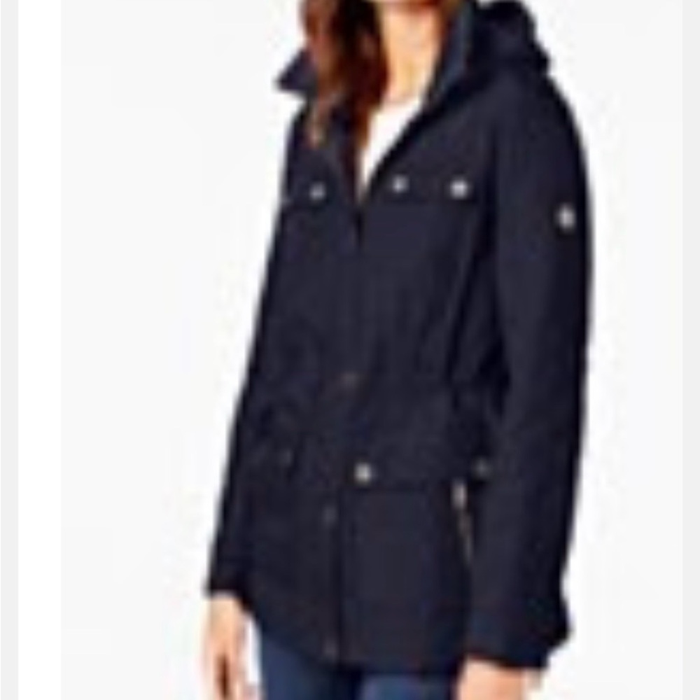 Michael Kors Quilted Hooded Anorak Jacket